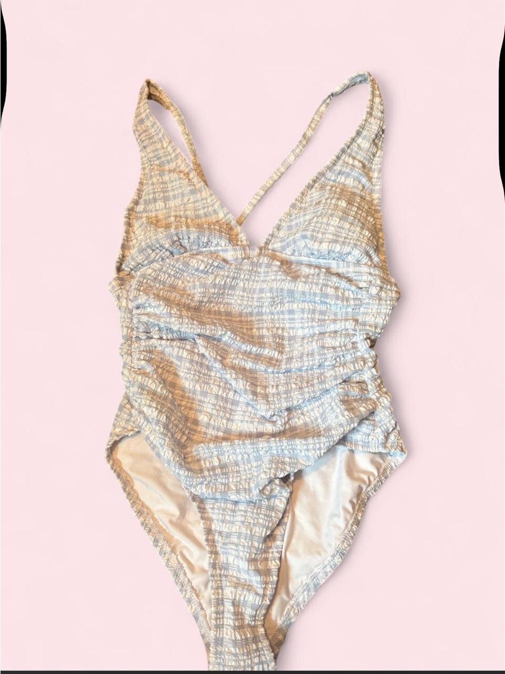 Target Blue and white gingham One-Piece Swimsuit